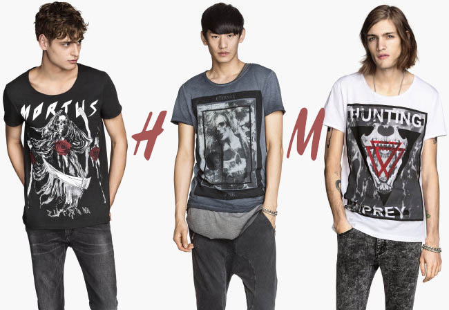 Футболки H&M с логотипами рок-гигантов: дизайнеры пошли дальше