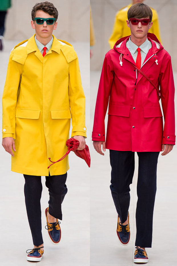 Мужские куртки с капюшонами от Burberry Prorsum весна-лето 2014
